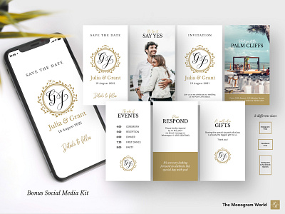 Social Media Kit for weddings