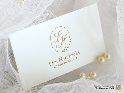 Sophisticated Wedding Business Logos business card calligraphy floral gold hand lettering handwriting hochzeits hochzeitsmonogramm illustrator initials letterpress logo template marriage monogram monogramm monogramworld vector wedding wedding business wedding monogram