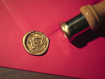 Personal wax seal branding envelope fg finish logo monogram seal self branding wax