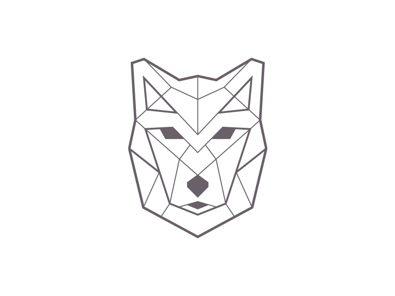 Geometric wolf by Florian Grunt on Dribbble