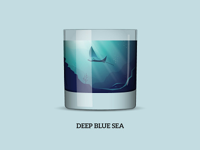 Nature Cocktail 3: «Deep Blue Sea» cocktail dive drink longdrink nature nautic ray sea shot sip under water