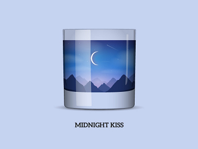 Nature Cocktail 4: «Midnight Kiss» cocktail cold drink longdrink moon mountains nature shot sip sky