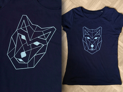 Geometric wolf (t-shirt)