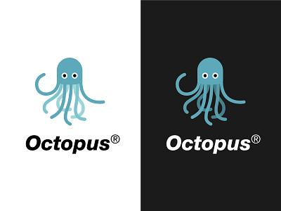 Octopus friendly logo octopus