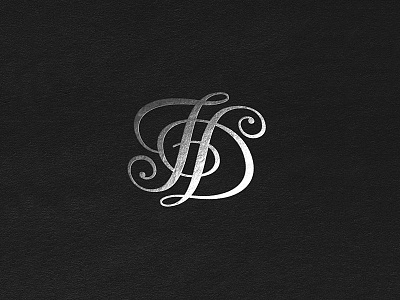 Monogram FD custom type daniela fd florian monogram typography