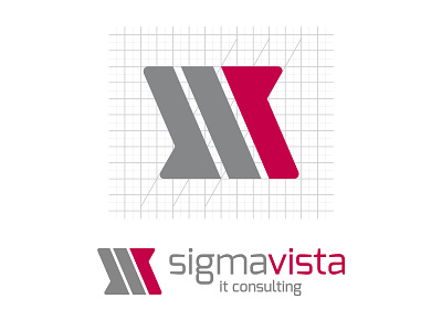 sigmavista it consulting (approved) approved exo grey illustrator it consulting logo design pink sigma sigmavista vista