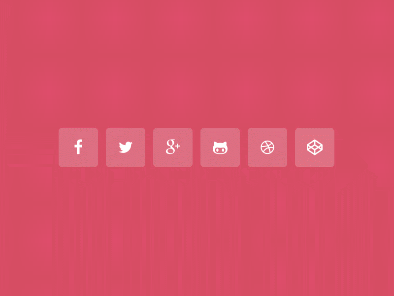 Social Media Hover Icons css icons social media tool tip