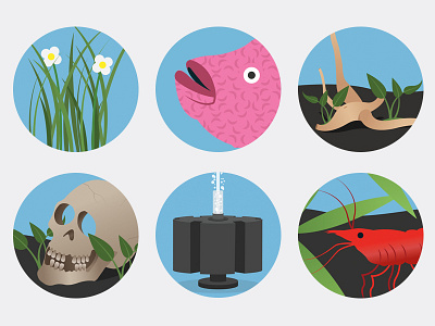 Fish Tank Guide Icons aquarium fish fish tank icon icons illustration svg tank