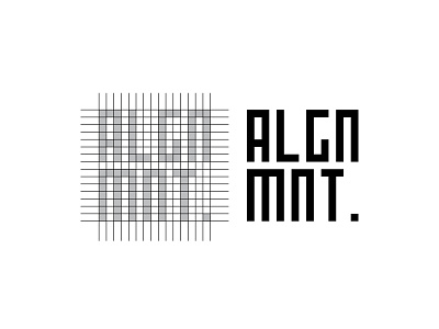 algnmnt logo alignment design letter logo monograms wordmarks