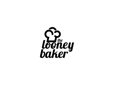 the looney baker bakery chef design hat logo