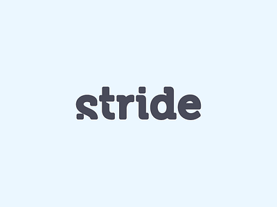 Stride Logo logo type wordmark