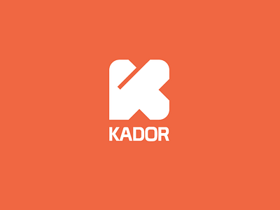 Kador Logo design letter k logo minimalistic monogram