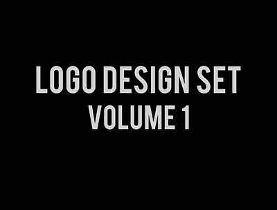 logo design set vol 1 collection design graphic logo set