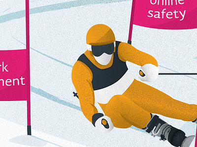 Impero Poster Taster - WIP illustration poster skiing winter