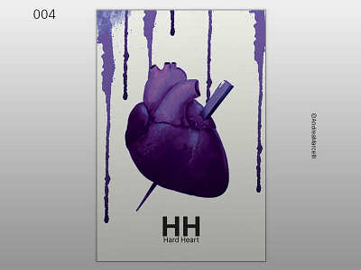 Hard Heart design poster