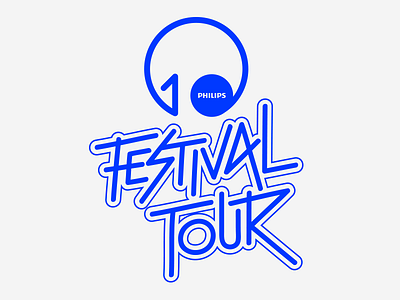 Philips Festival Tour design logo