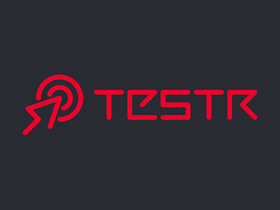 TESTR design logo
