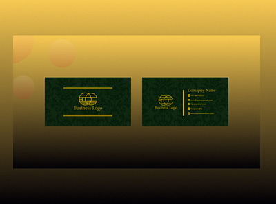 Luxury Business Card branding business cards design figma graphic design luxury modern professional ui