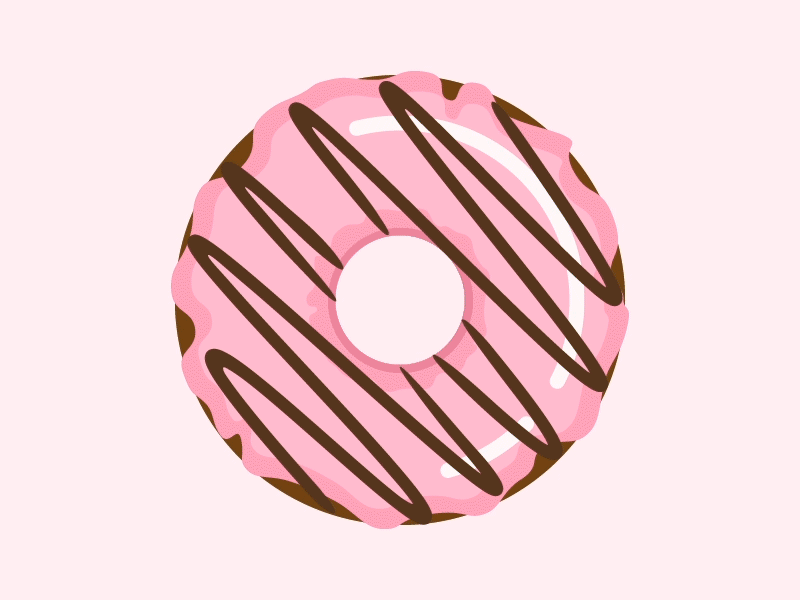 Donuts animation donut doughnut food illustration motion sweets пончик сладости