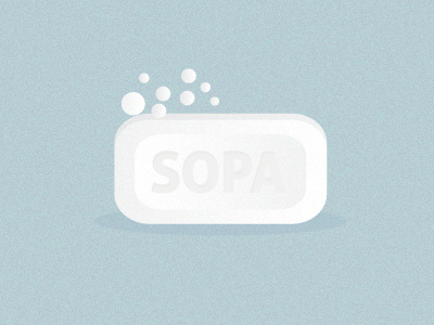 SOPA/SOAP concept design fun graphic logo sopa
