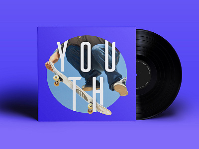 YOUTH - Spotify Playlist Cover design juventude mix music playlist punk rock song spotify tape vinyl youth
