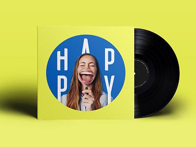 HAPPY - Spotify Playlist Cover boost happiness happy mix mixtape mood music playlist song spotify
