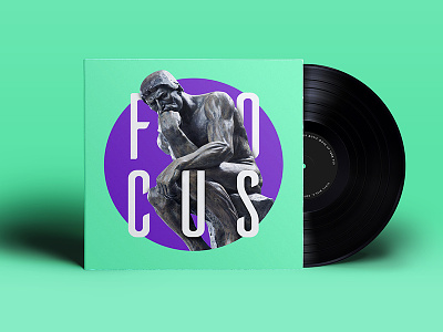 FOCUS - Spotify Playlist Cover cover creative deisgn focus focusing playlist song spotify