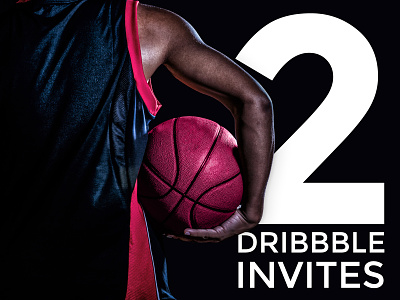 2 Dribbble Invites [closed] 2 basketball dribbble invitation invite invites play start