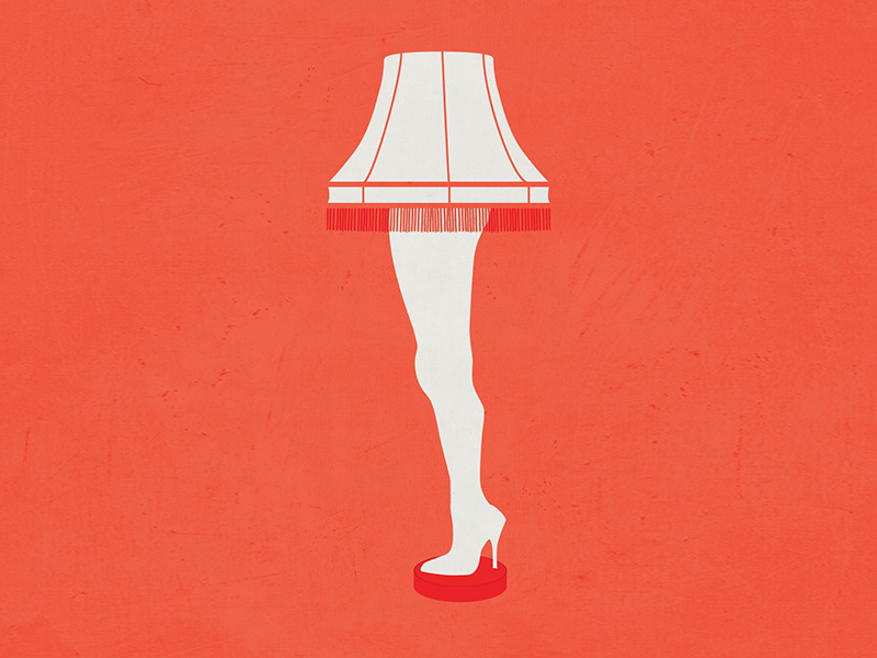 leg lamp graphic