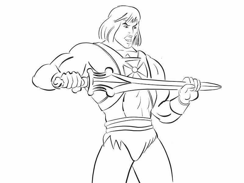 He-Man - Illustration by Steve Irvine on Dribbble