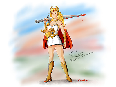 She Ra: Princess of Power art character design digital illustration illustration ipad art procreate