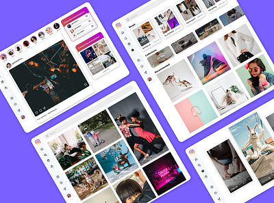 Instagram Redesign design instagram ui uiux ux webdesign website