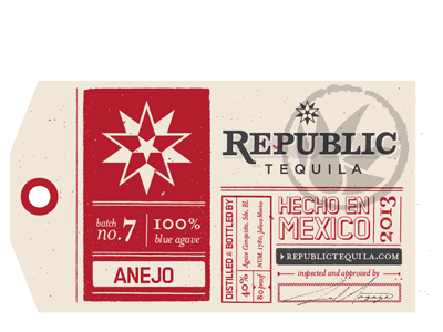 Tequila Bottle Necker necker packaging tag