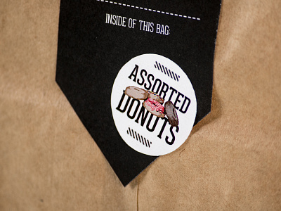 Donut Squad assorted donunts donut squad donuts graphic design green illustration packaging rustic typography zach green zachary green