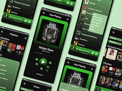 Music Player - App Design androidapps app appleapps mobileapps music musicplayer ui ui design uiforapple uilayout uiux uxdesign