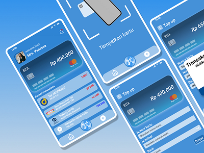 NFC Design android androidapps aplikasi bankingapp branding design designapps emoney ewallet illustration mobileapps mockup nfc nfcapp transactionapp ui uidesign uiindonesia uisimple uiux