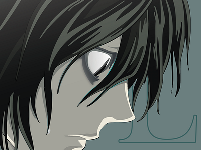 L Lawliet anime deathnote graphic design l wallpapers
