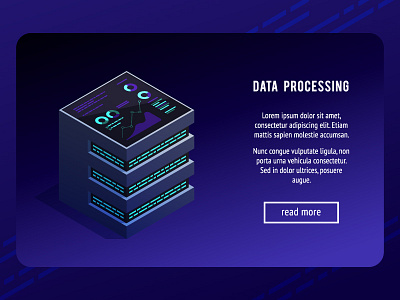 Isometric Datacenter Concept