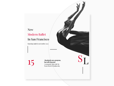 SOCIAL MEDIA POST DESIGN | BALLET | balet banner design figma illustration invitation social templates ui