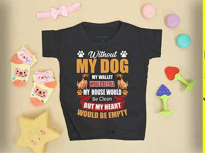 Dog t-shirt design