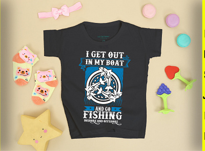 Fishing t-shirt design branding design graphic design illustration logo typography vector