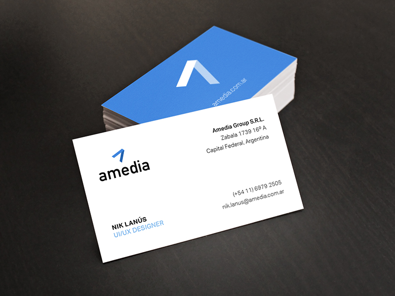 Amedia - Business Cards