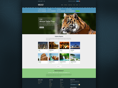 Wildcat blog clean full index minimal travel ui web website wordpress