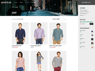 Northlane - Shop blog clean e commerce index minimal shop ui web website wordpress