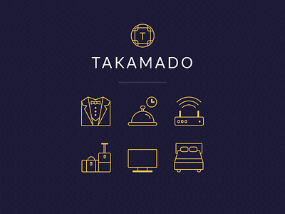 Takamado - Icons hotel icons ui web
