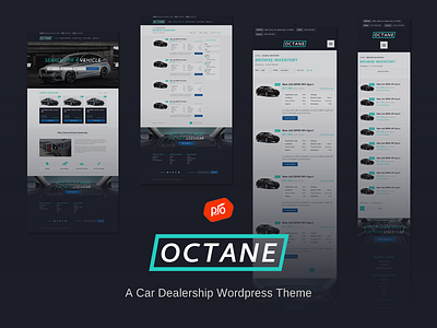 Octane - Car Dealership car dealership homepage index landing template theme ui web website