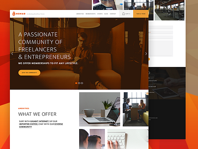 Nomad - A Co-Working Space Theme