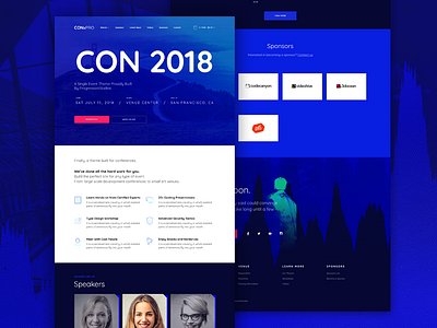 CONxPRO - A Single Event Theme