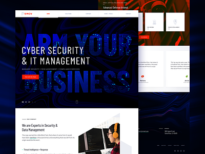 Sinew - Cyber Security Theme cyber security homepage index landing template theme ui web website wordpress