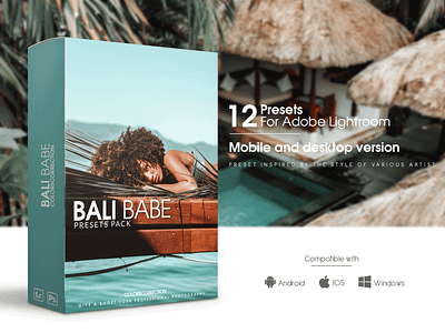 BALI BABE LIGHTROOM PRESETS cube dark design filter illustration landscape lifestyle lightroom lut photography photoshop preset xmp